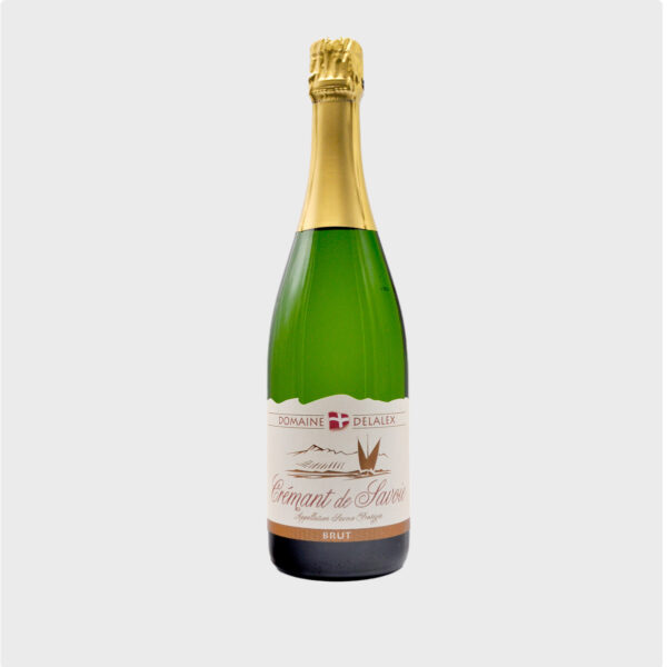 Bouteille de vin Crémant de Savoie, Domaine Delalex, Vin de Savoie