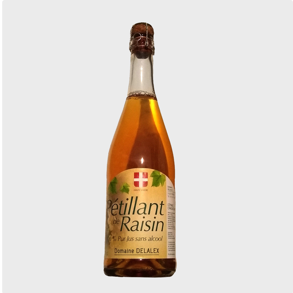 Jus de raisin Pétillant sans alcool - Perles de Fruits - 0%